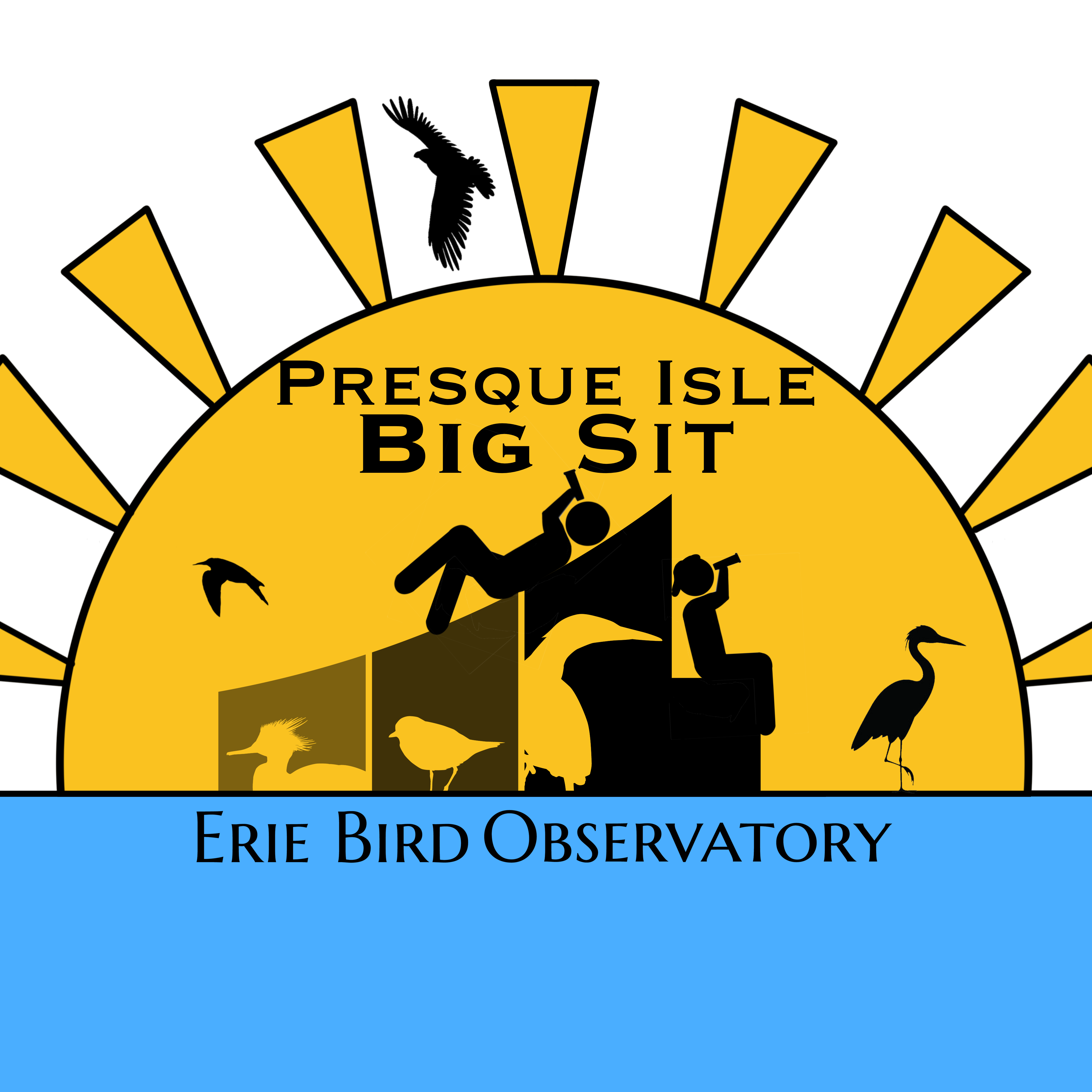 Presque Isle Big Sit, Spring 2026 - logo